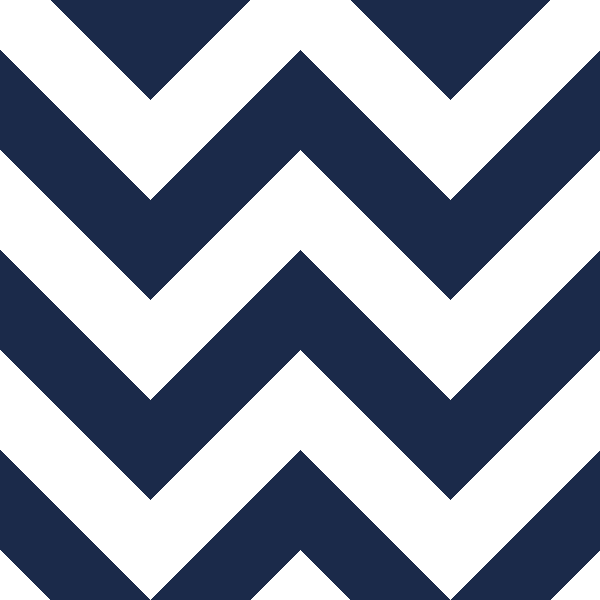 Chevron Navy/W