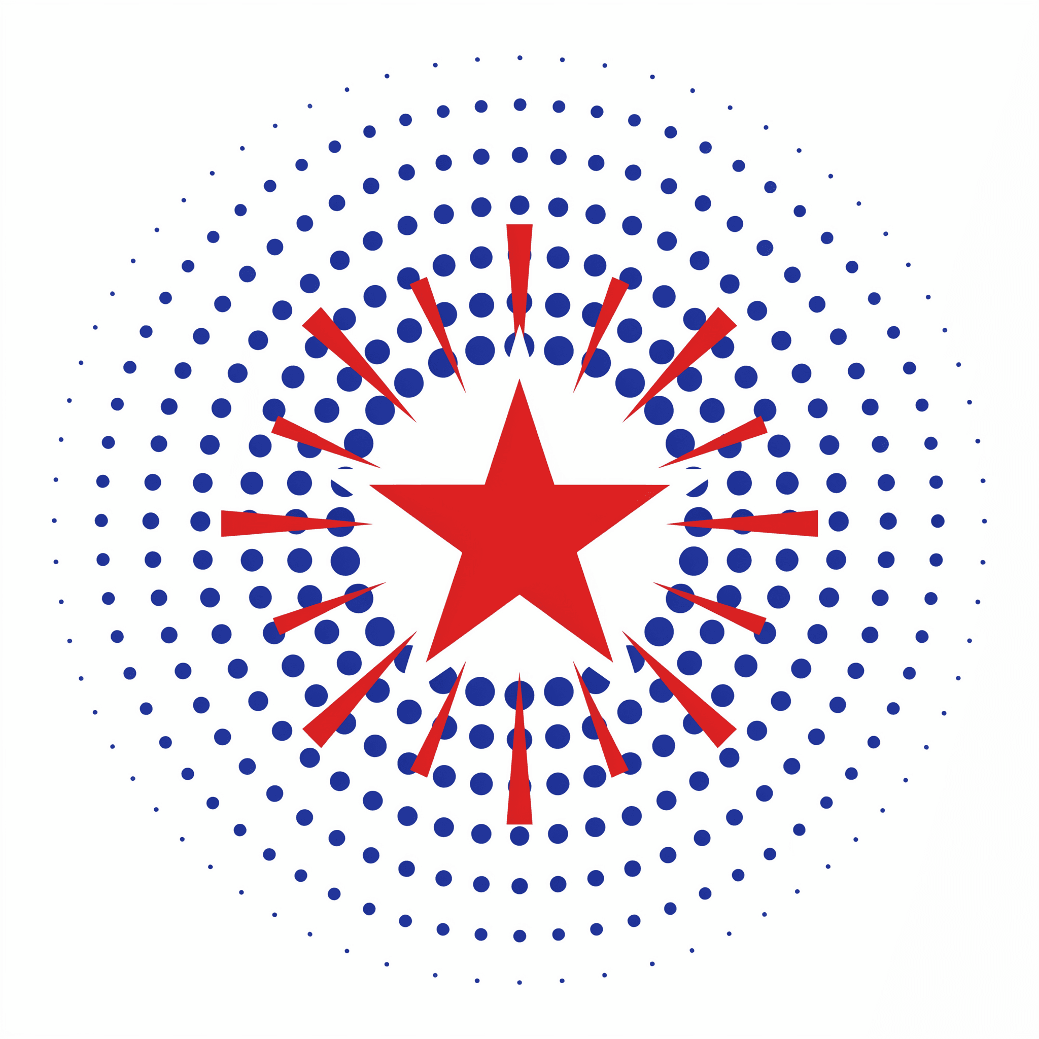Halftone Star