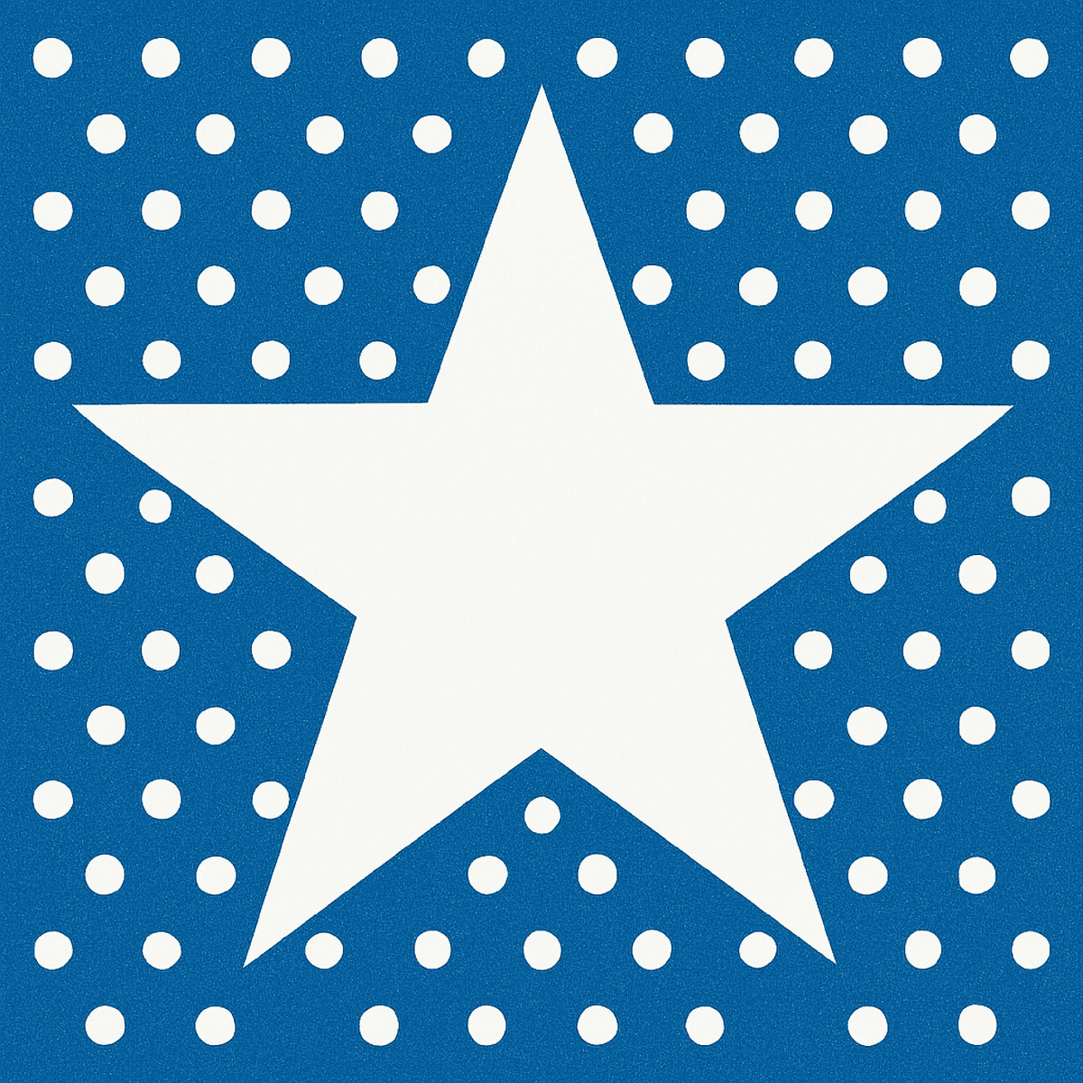 Blue star tile for a military veteran license plate frame